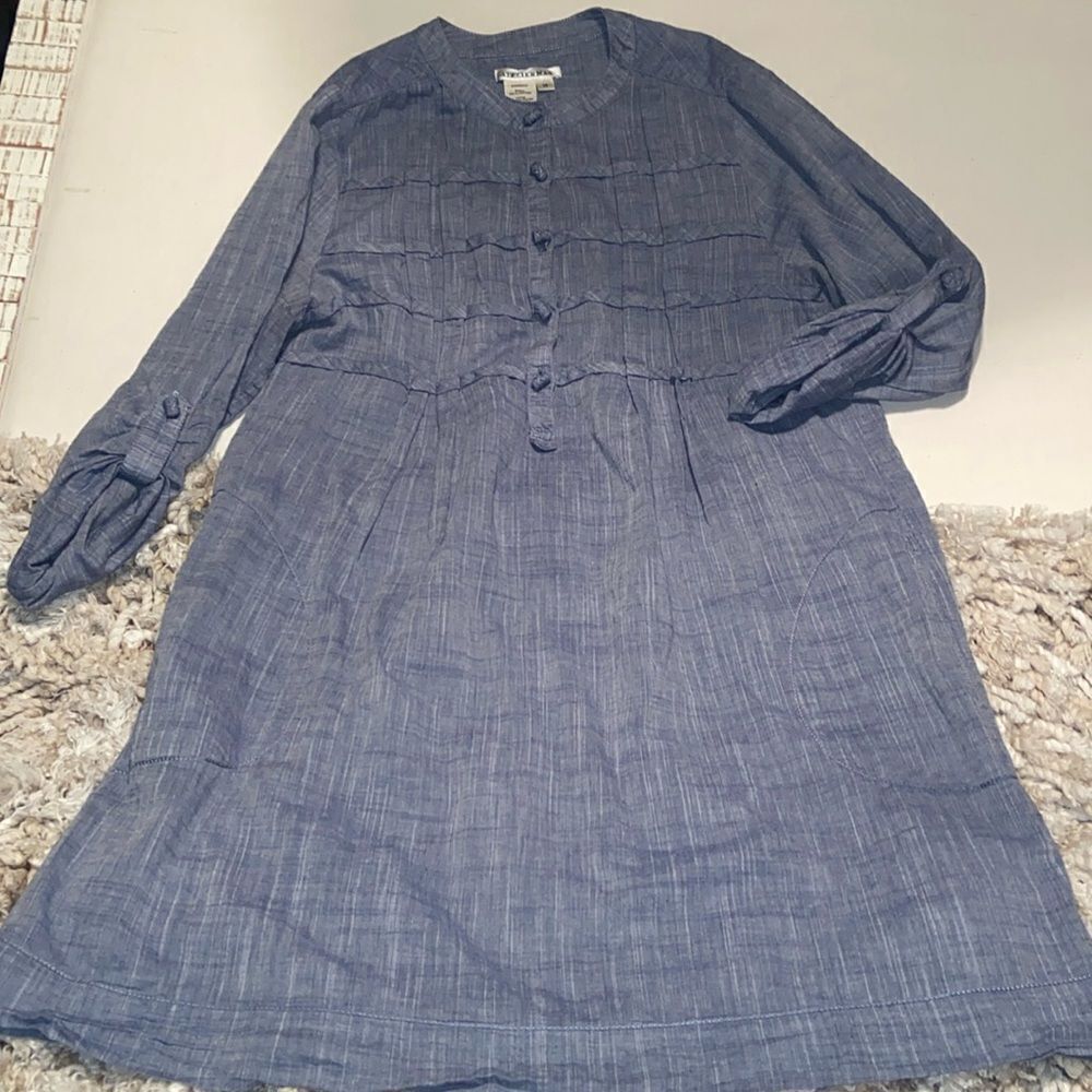 Chambray Atelier Max Dress with pockets Ladies Medium